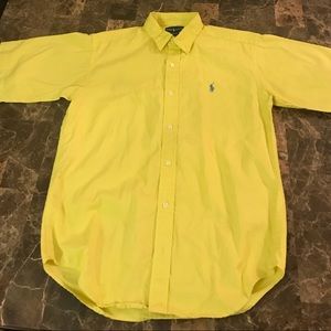 Ralph Lauren boys button down shirt size L 16-18